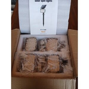 8 Pack VOLISUN Solar Spot Light Outdoor Waterproof IP67 27 LED‎ 3 Lighting Modes